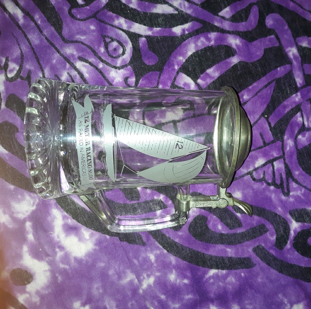 ALWE vintage sailboat beer mug